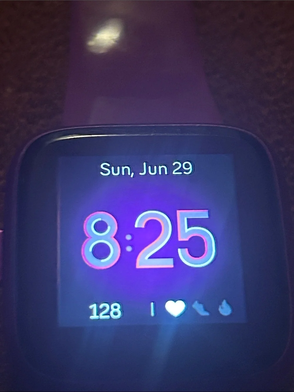 Fitbit Purple Versa Lite Mulberry Purple SmartWatch w/Original Charger